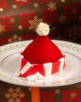 Small Chocolate Berry Santa's Hat