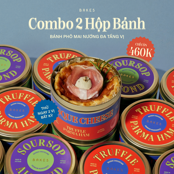 Combo 2 Bánh Hộp Thiếc
