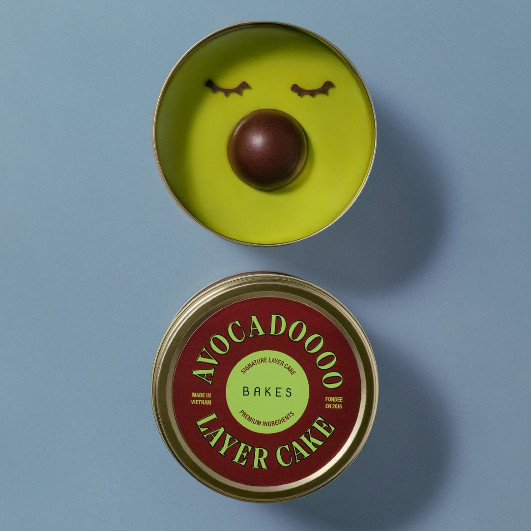AVOCADOOOO LAYER CAKE TIN CAN