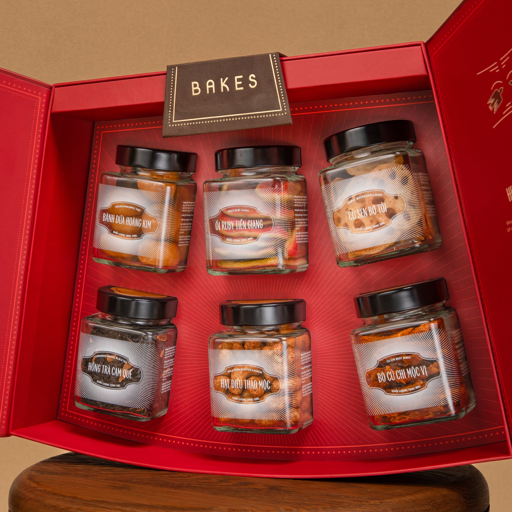 Hộp Quà Tết 6 Món Lục Mã