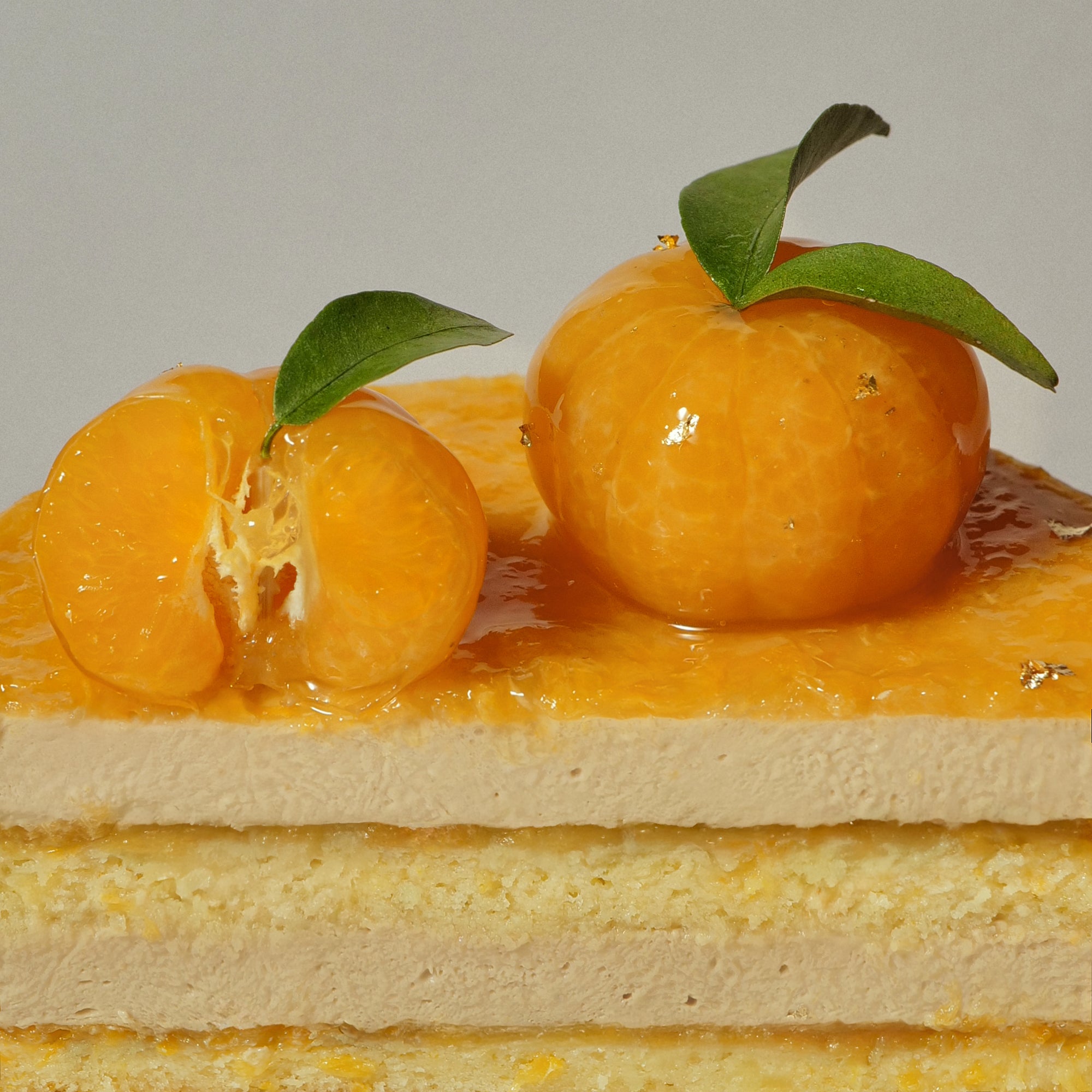 Bánh sinh nhật Quýt và Trà Bá Tước Bakes Saigon size 12cm