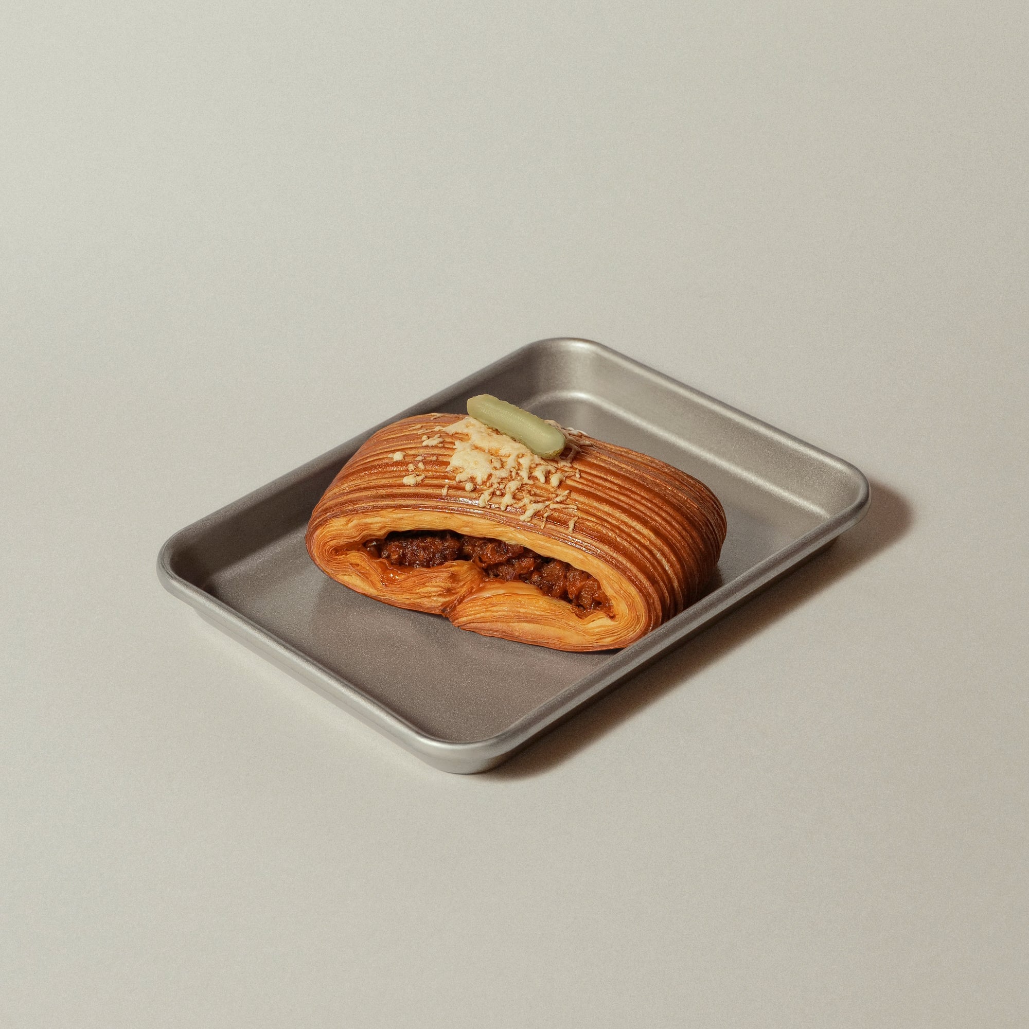 Bacon & Leek Fondue Pain Suisse - BAKES SAIGON