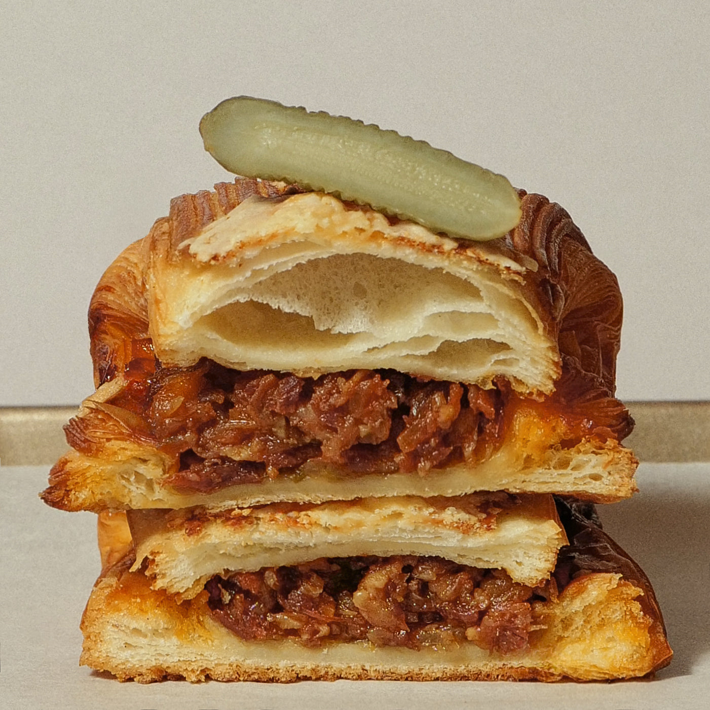 Bacon & Leek Fondue Pain Suisse - BAKES SAIGON