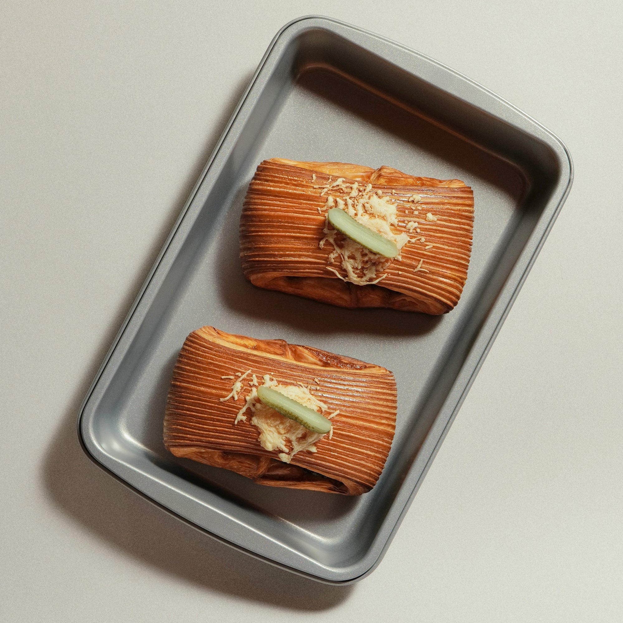 Bacon & Leek Fondue Pain Suisse - BAKES SAIGON