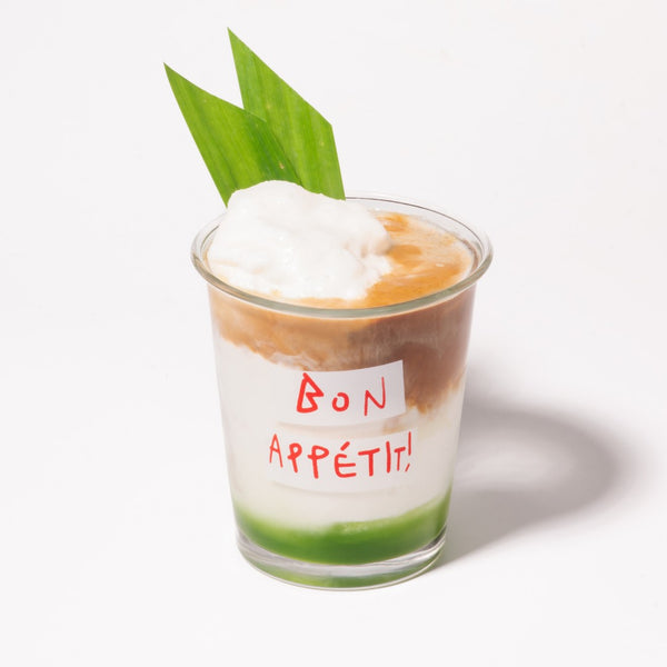 Coconut Pandan Coffee Frappe - BAKES SAIGON