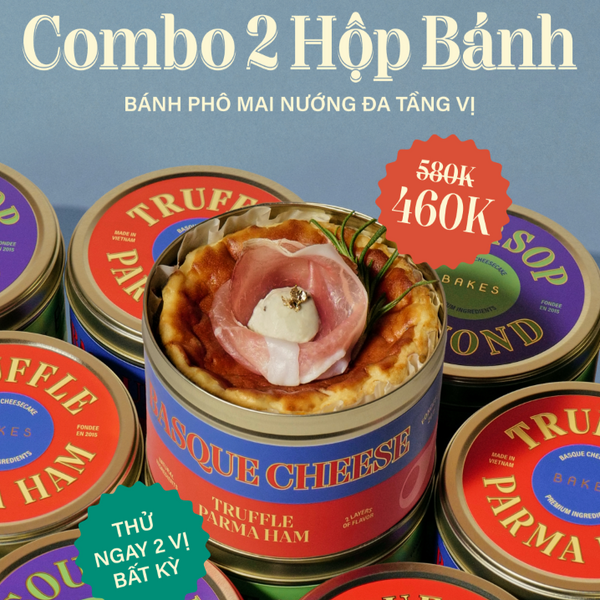 Combo 2 Bánh Hộp Thiếc