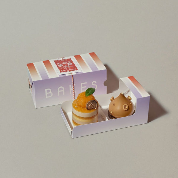 [COMBO 2 BÁNH] HỘP QUÀ SWEET DUO - BAKES SAIGON