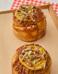 Pumpkin Spice Caramel Pecan Bun