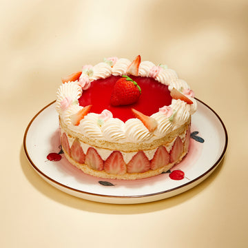 Fresh Strawberry Shortcake (🇫🇷 Fraisier) I ⌀15cm