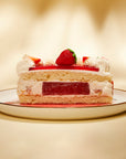 Fresh Strawberry Shortcake (🇫🇷 Fraisier) I ⌀15cm - BAKES SAIGON