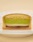 Matcha Adzuki Mochi Cheese Tart