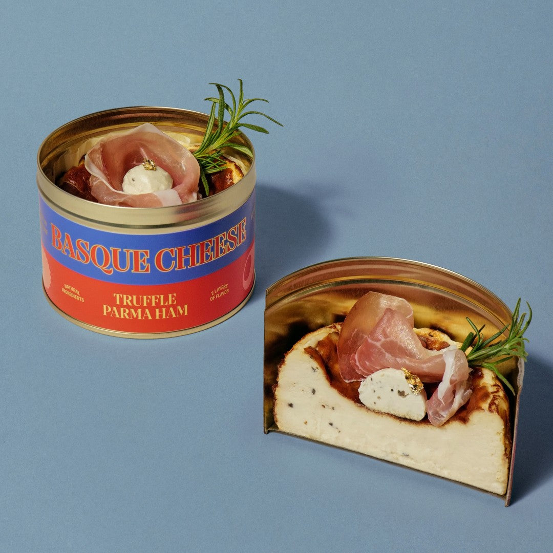 Bánh Hộp Thiếc Truffle Parma Ham Basque Cheese