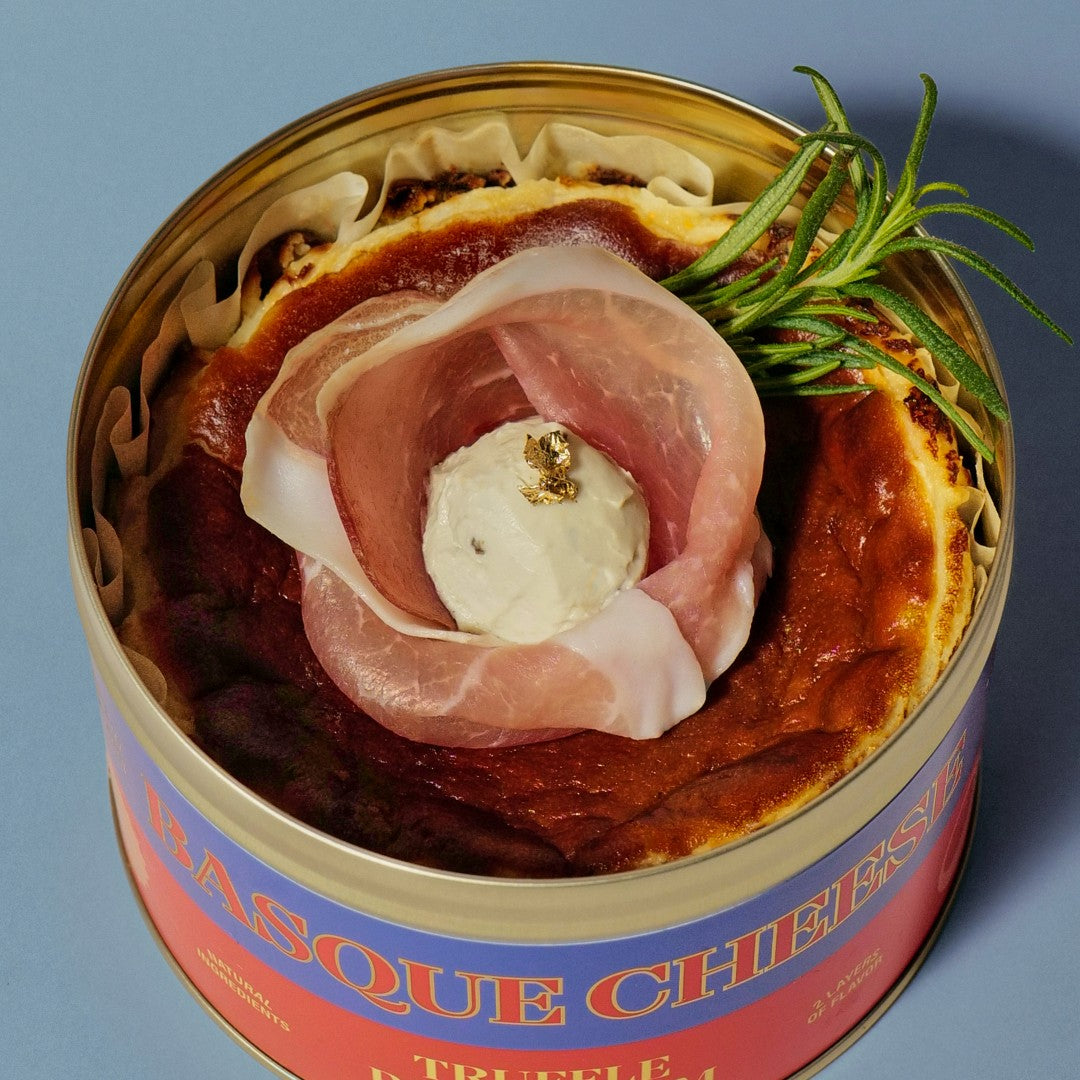 Bánh Hộp Thiếc Truffle Parma Ham Basque Cheese