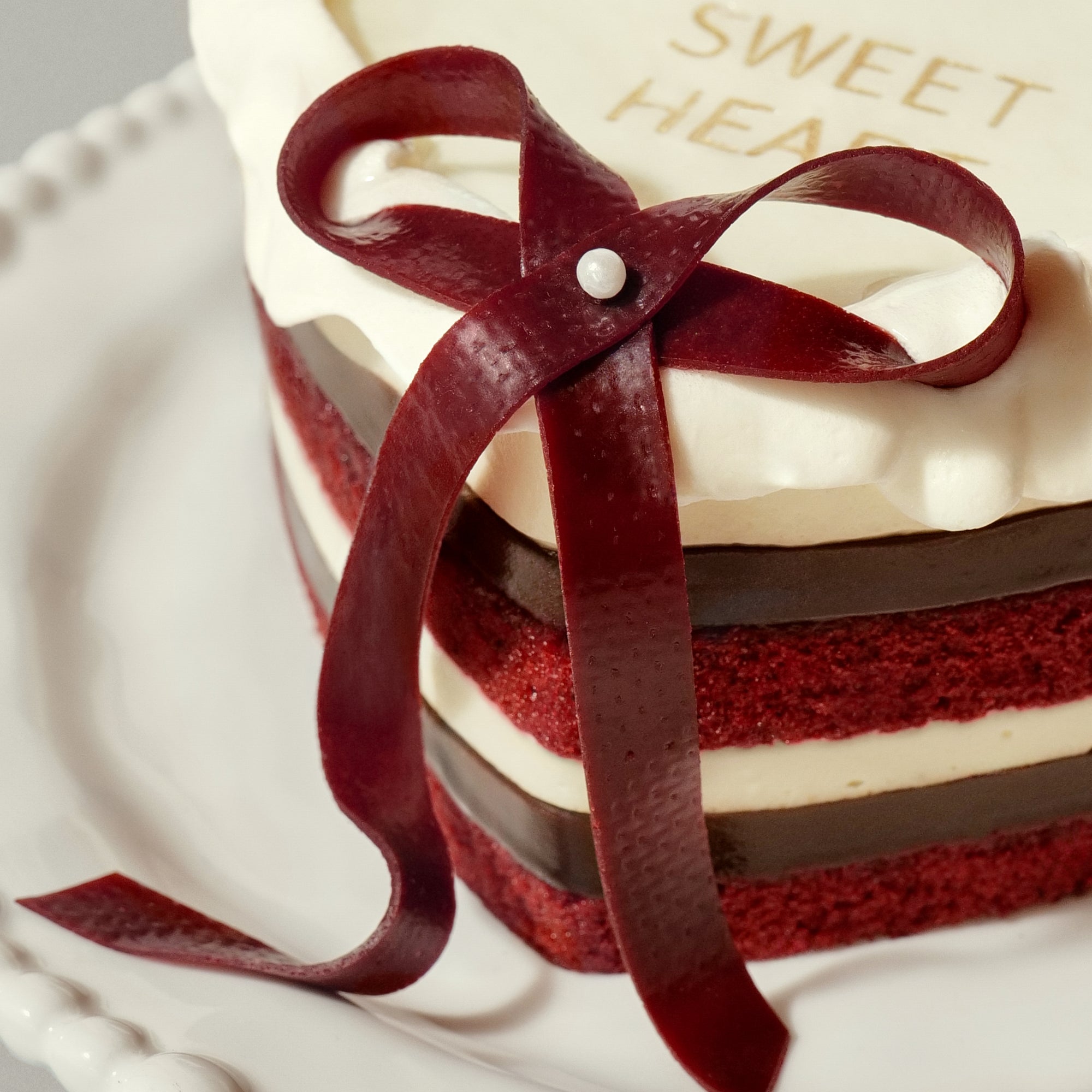 Bánh Kem Red Velvet Heart Cake | ⌀12cm - BAKES SAIGON