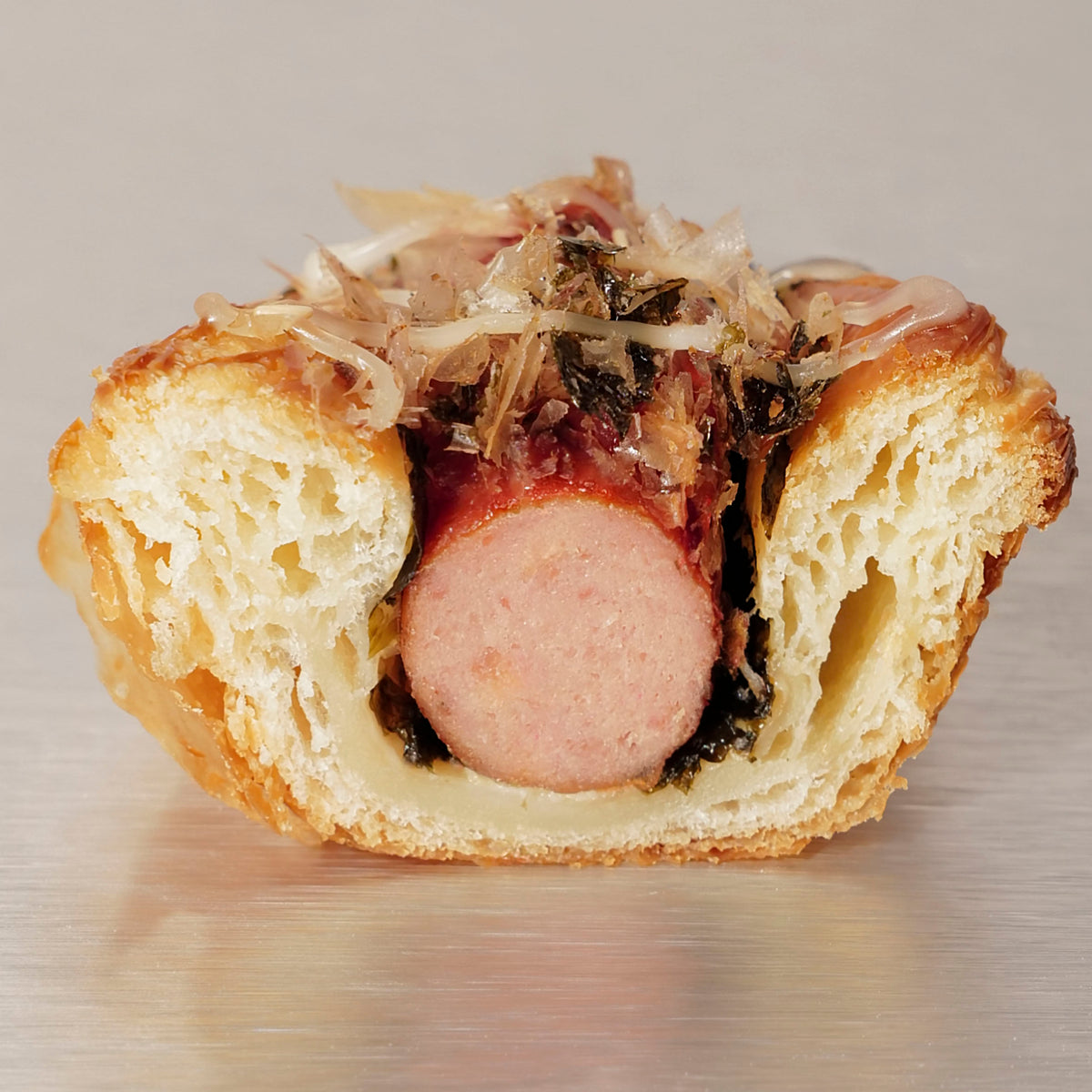 Okonomiyaki Sausage Danish